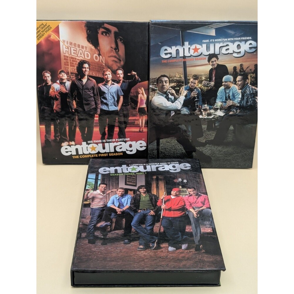 Entourage  Seasons One,Two, And Three - Part 1  (8 Disc's Lot) HBO Video